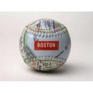 Bergino 10159 Handmade Boston Map Baseball  Sports 