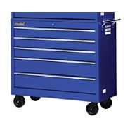   42 5 Drawer Bottom Chest Tool Cabinet, Blue 