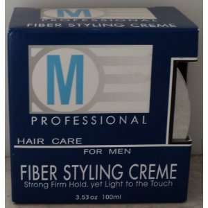   Hair Care for Men Fiber Styling Creme M Professional 3.53 oz Beauty