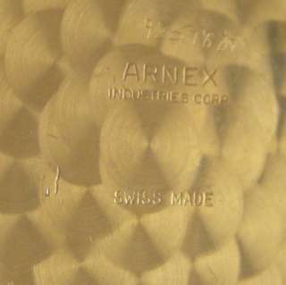 Arnex 70 Swiss Hi Grade 17 Jewels Hunter Pocket Watch PERFECT Just 