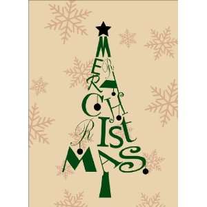 Green Christmas Tree   100 Cards 