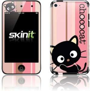 Skinit Chococat Pink and Brown Stripes Vinyl Skin for iPod 