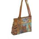 Handbags Anuschka Large Shopper Abstract Classic Collage Shoes 