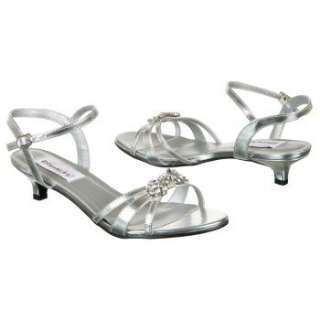 Womens Dyeables Penelope Silver Shoes 