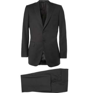  Clothing  Suits  Suits  Slim Fit Wool Twill Suit