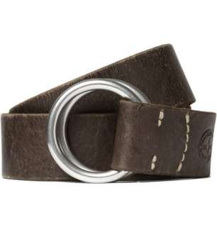   Accessories  Belts  Casual belts  Double Ring Leather Belt
