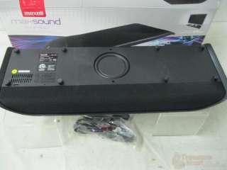 Maxell SSB 1 Maxsound Soundbar Tabletop Speaker w/Built in Subwoofer 