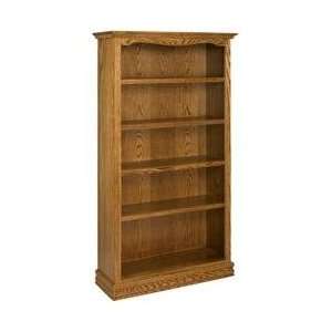  72 Solid Oak Bookcase   A and E Wood Design   3672AMER 
