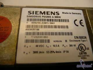 Siemens Simodrive POSMO A 300W 6SN2155 2CM11 1BA1 neu  