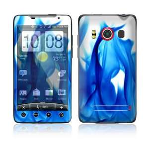   HTC Evo 4G Skin Decal Sticker   Blue Flame 