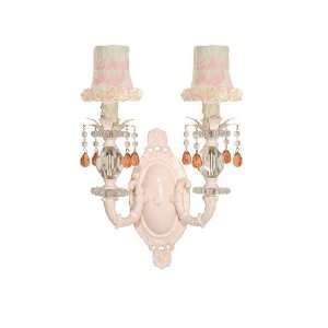  Lily Pink Double Sconce
