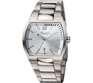 Gents Kenneth Cole NY Powerful Silver Date Watch KC3566  