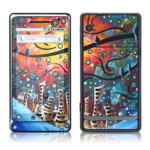 By The Sea Design Protective Skin Decal Sticker for Motorola Droid 2 