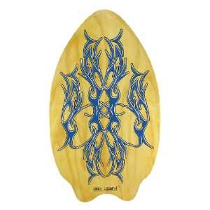  35 Inch Wood Skimboard Blue Tribal Graphics Toys & Games
