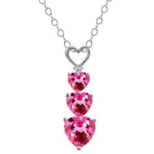   Shape Pink Mystic Topaz Gemstone Sterling Silver Pendant Jewelry