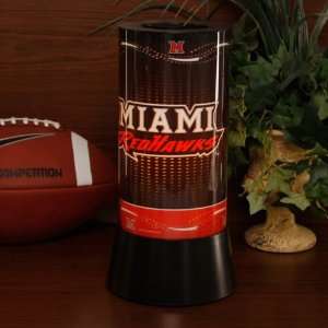    NCAA Miami University Rotating Sparkle Lamp