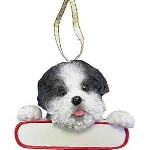    Personalizable Puppycut Shih Tzu Christmas Ornament