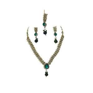   Jewelry Kundan Design Traditional Necklace Earrings Set Jewelry