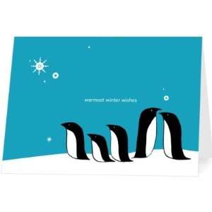   Holiday Cards   Penguin Family By Turquoise Creative Toys & Games