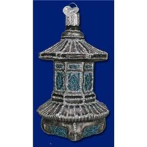  Temple Lantern Old World Glass Ornament