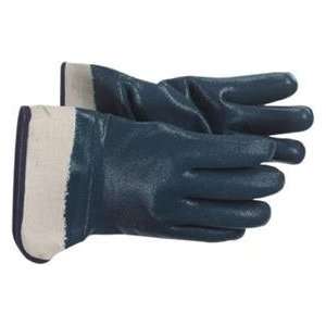  Boss 1UH7365L Heavy Weight Blue Nitrile Glove Jersey Lined 