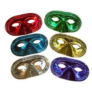  Plastic Half Masks   Assorted Colors Toys & Games