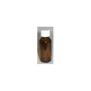  Amber Bottle with Cap 1 oz