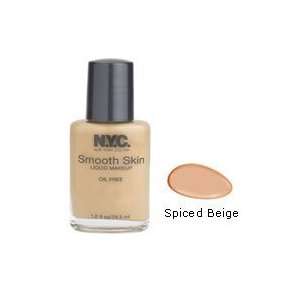 New York Color Smooth Skin Liquid Makeup, Spiced Beige #673   1 Oz, 2 