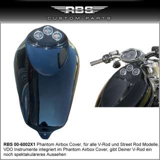 RBS V Rod Night Rod Lampe Harley Davidson Airbox Cover Performance CNC 