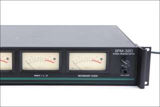 Benchmark SPM 320 SPM320 SPM 320 VU Stereo Progam Meter  