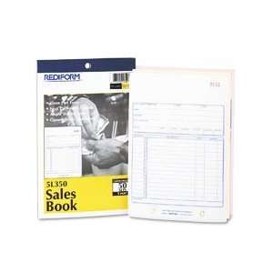   Sales Order Book, Carbonless, 3 Part, 5.5 x 7.875 Inches, 50 Forms