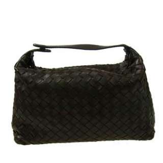 Authentic BOTTEGA VENETA Intrecciato Leather Baguette Hand Bag Purse 