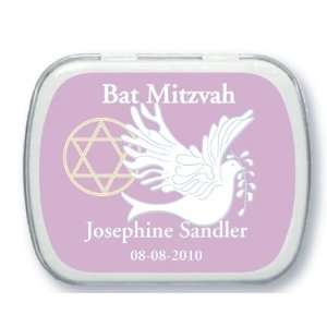    Dove Mitzvah Personalized Mint Tins