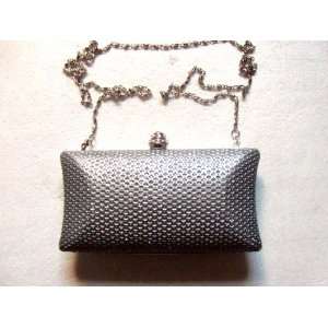   Evening Purse Mini Bag Clutch Gift Holiday Birthday Gift Met021 silver