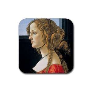  Portrait of a Young Woman By Sandro Botticelli Coaster 