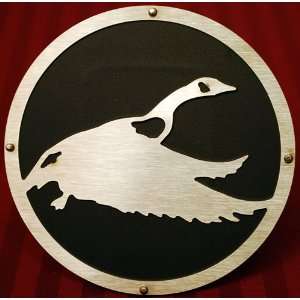    Goose Laser Cut Stainless Steel Trailer Hitch Cover Automotive