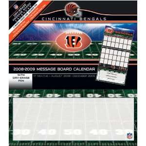  Cincinnati Bengals NFL 17 Month Message Board Calendar 