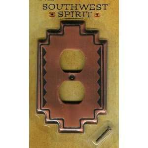  SOUTHWESTERN copper OUTLET COVER wall plug decor