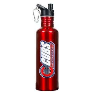  Chicago Cubs 26oz Red Stainless Steel Water Bottle Sports 
