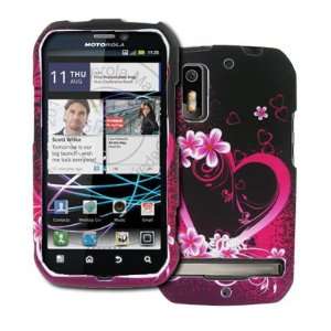 EMPIRE Purple Hearts with Flowers Design Hard Case Cover for Sprint 