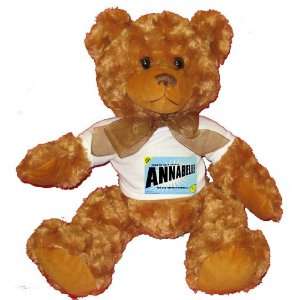   COMES ANNABELLE Plush Teddy Bear with WHITE T Shirt Toys & Games