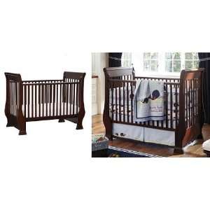  Sleigh Fixed Gate Crib Baby