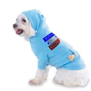  VOTE FOR SYDNEY Hooded (Hoody) T Shirt with pocket for 