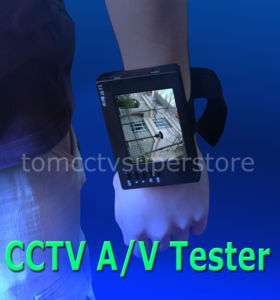 TFT Video Audio CCTV Tester DC12V output  
