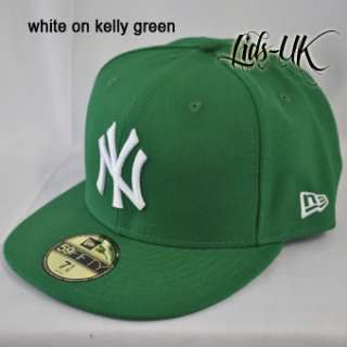 NEW ERA 59fifty NY NEW YORK YANKEES FLAT PEAK 5950 FITTED CAP HAT 