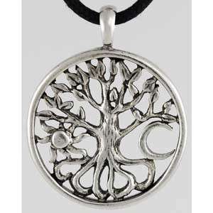 Pewter Tree of Life Pendant, Talisman, Amulet  