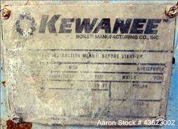 Used  Kewanee Packaged Classic III Steam Boiler, Model  