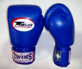   childrens Muay Thai kickboxing martial arts boxing gloves blue 4 oz