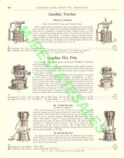 1911 Clayton Lambert Gasoline Torch Fire Pot AD  
