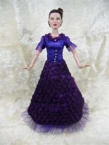 Tonner Sydney Gene Tyler 16doll Outfit Fashion purple roses Dress 